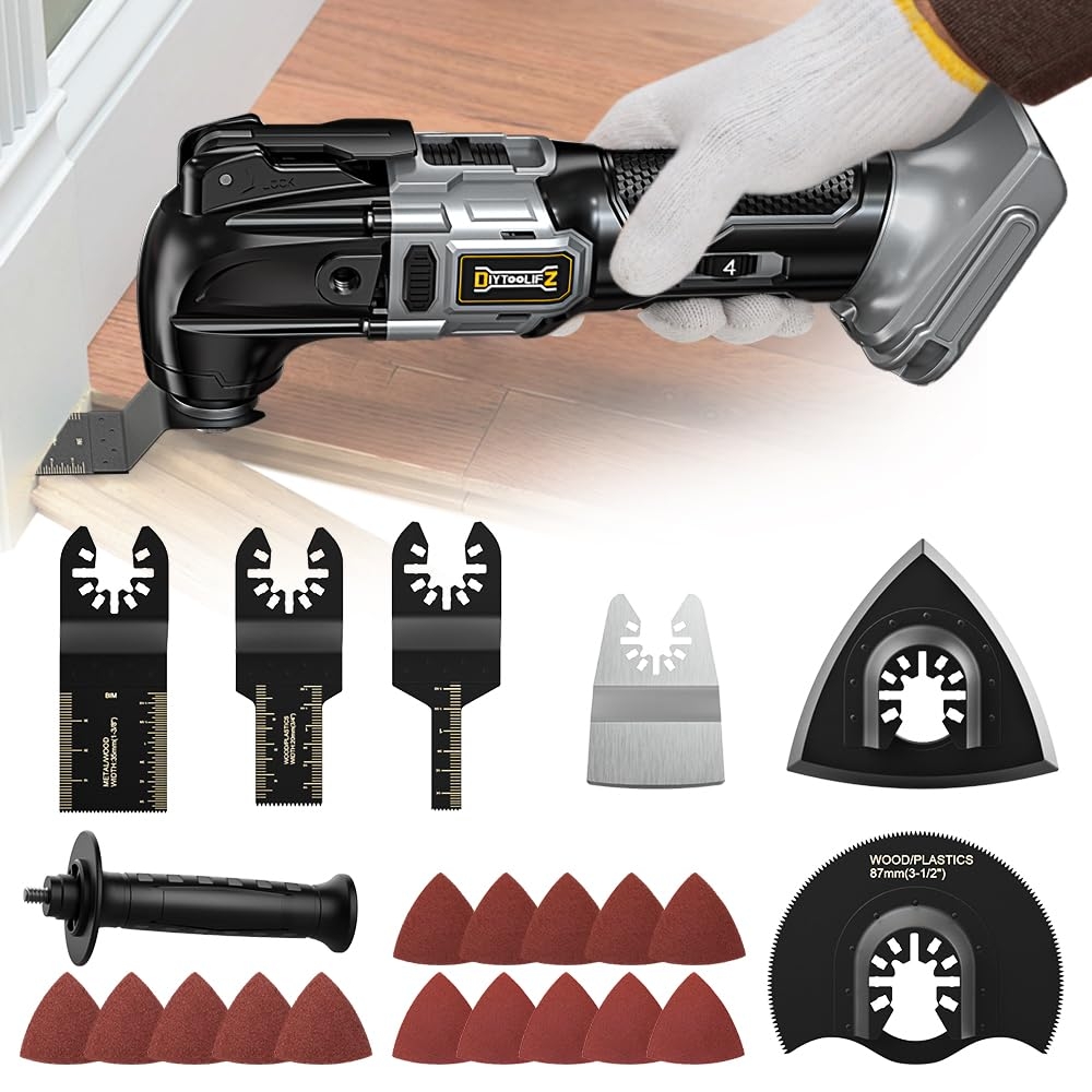 Cordless Oscillating Tool For Dewalt 20V Battery 6 Variable Speed 