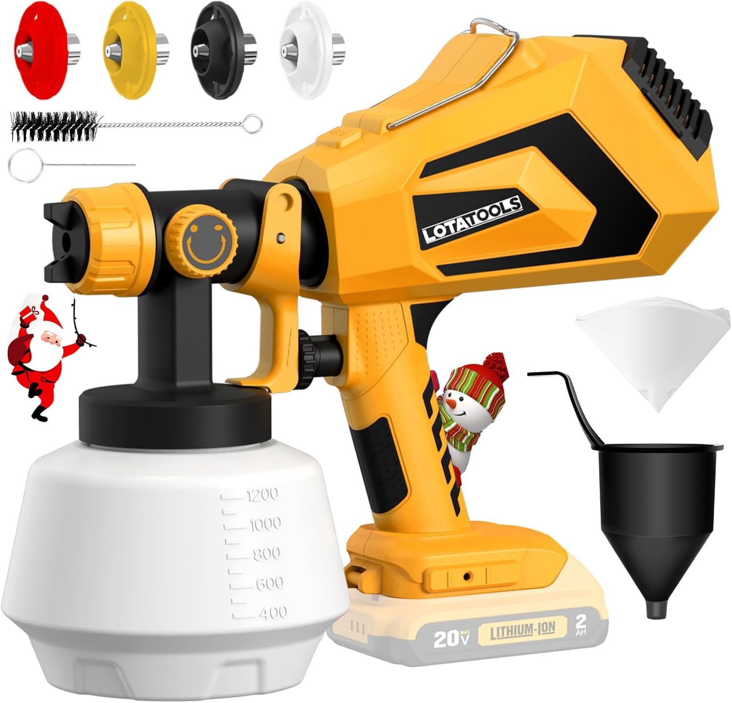 Cordless Paint Sprayer For Dewalt 20V MAX Battery Electric Spray 