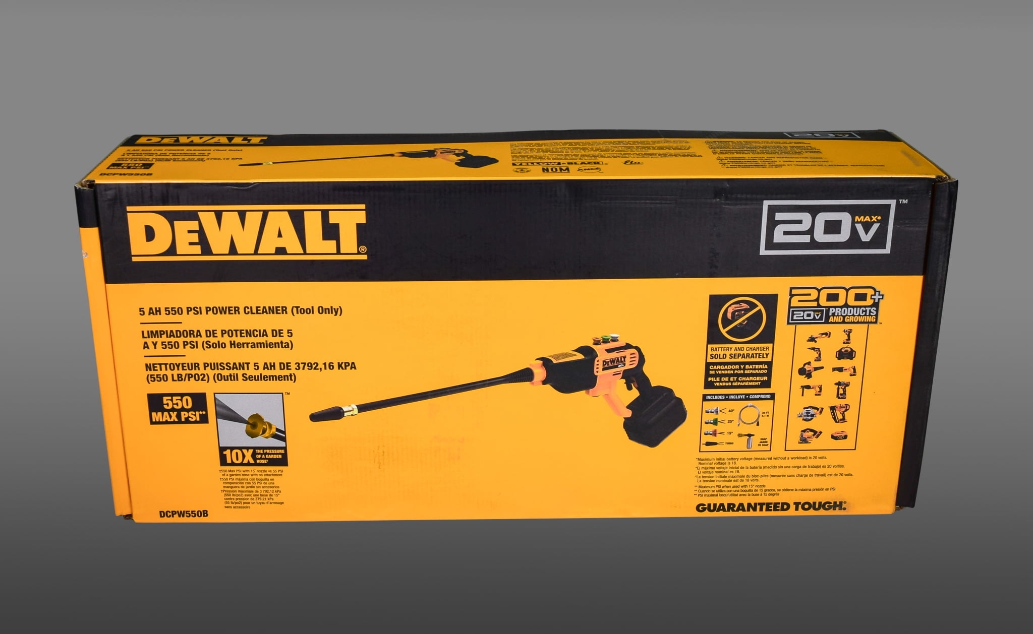 Customer Reviews For DEWALT Cordless Pressure Washer Power Cleaner 550 PSI 1 0 GPM Tool Only Battery And Charger Not Included DCPW550B Walmart