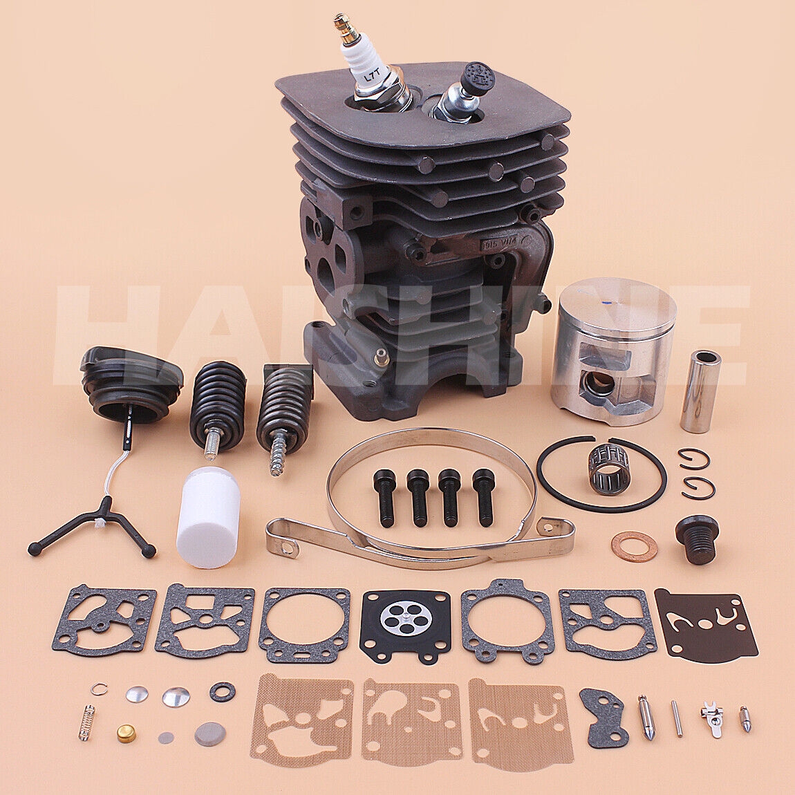 Cylinder Piston Carb Kit For Husqvarna 460 Rancher Chainsaw Top Repair 537320402 EBay