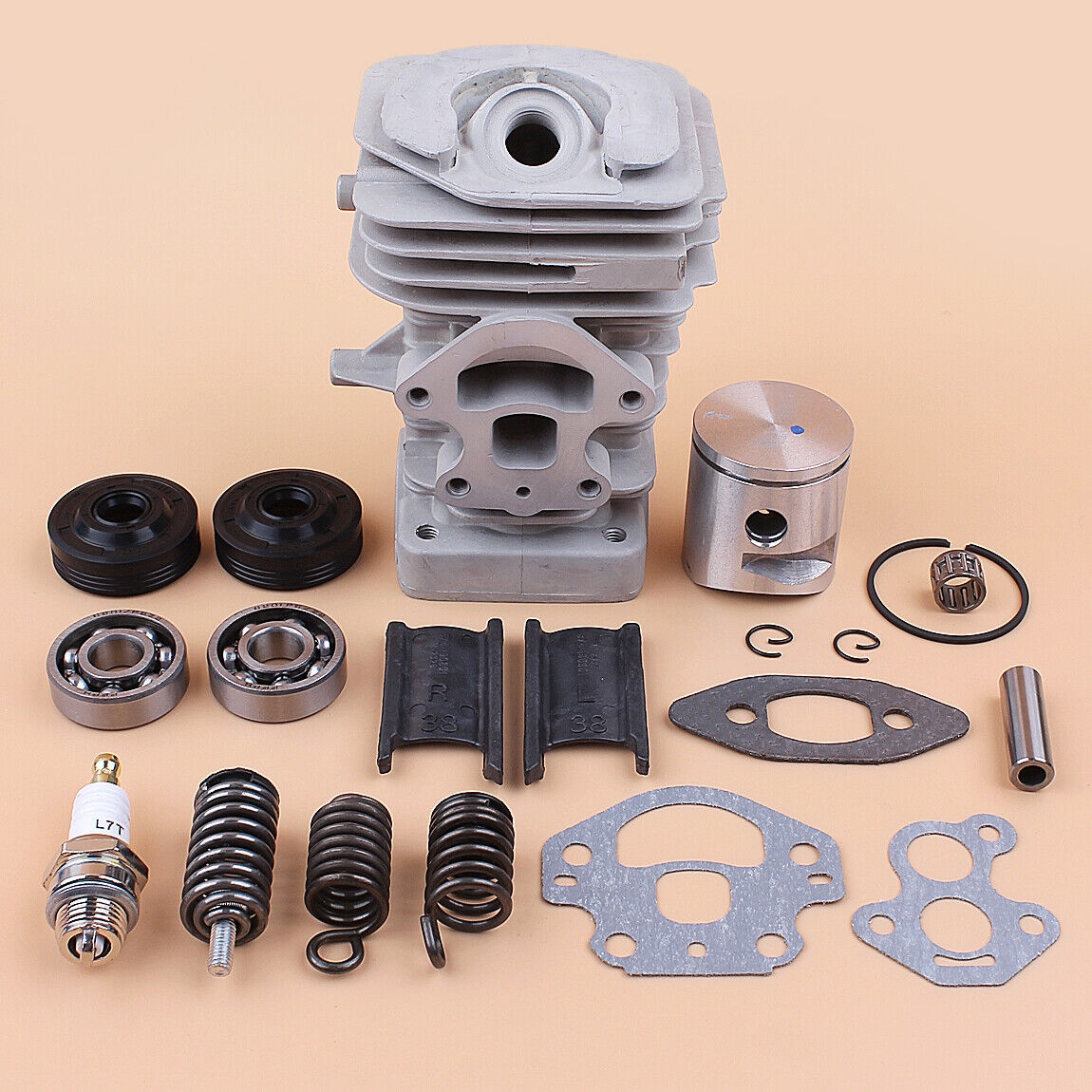 Cylinder Piston Kit For Husqvarna 240 235 236 Saw Crank Bearing Seal Gasket 39mm EBay