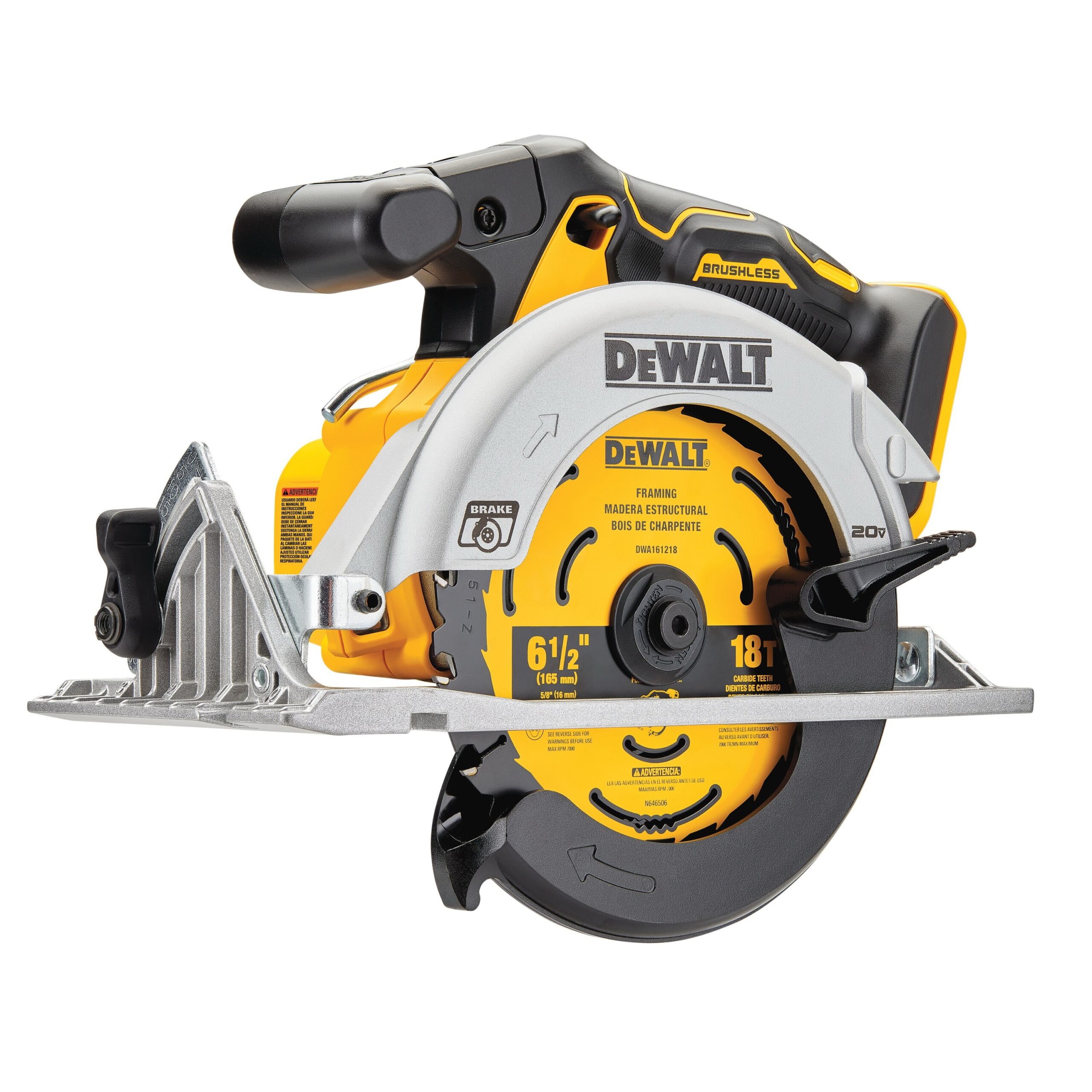 DCS565B Circular Saw Tool Only 20 V 6 1 2 In