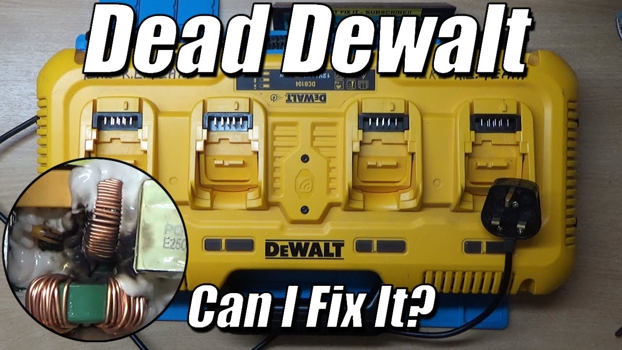 Dead Dewalt 4 Port Fast Charger Can I FIX It YouTube