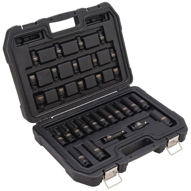 DEWALT 1 2 In Drive Impact Socket Set 30 Piece DWMT19249 The Home Depot