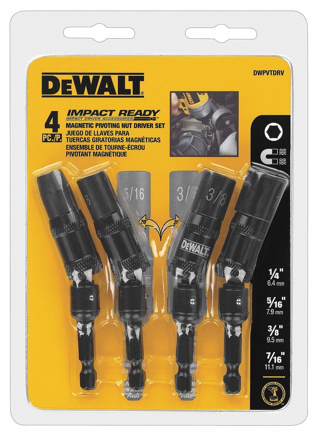 dewalt nut driver set
