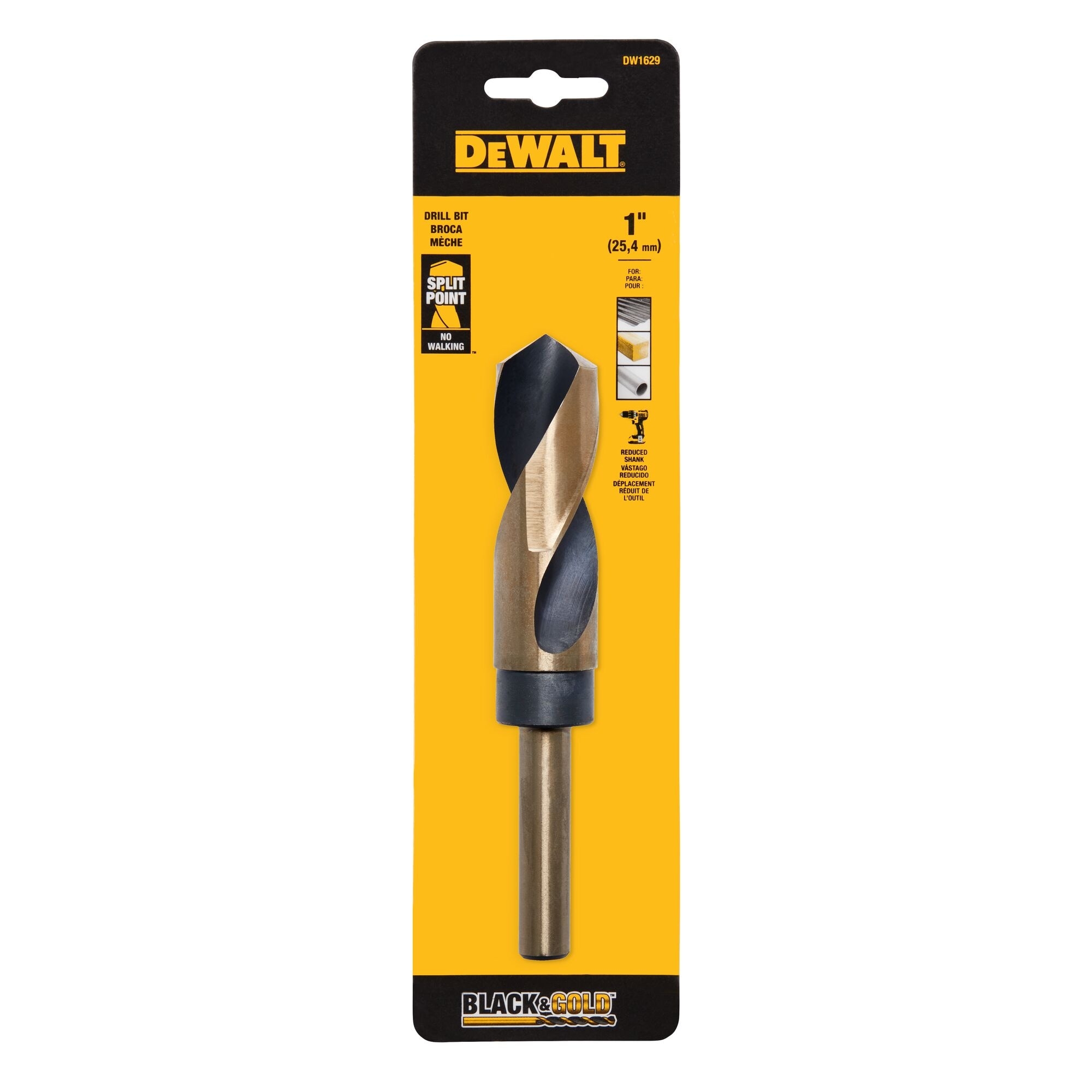 DeWalt 1 in Reduced Shank Drill Bit DW1629