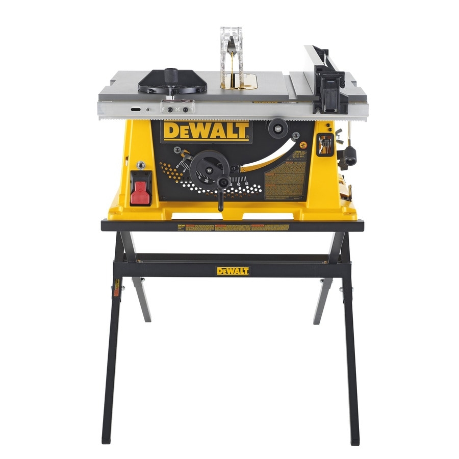 DEWALT 10 in Carbide tipped Blade 15 Amp Table Saw At Lowes