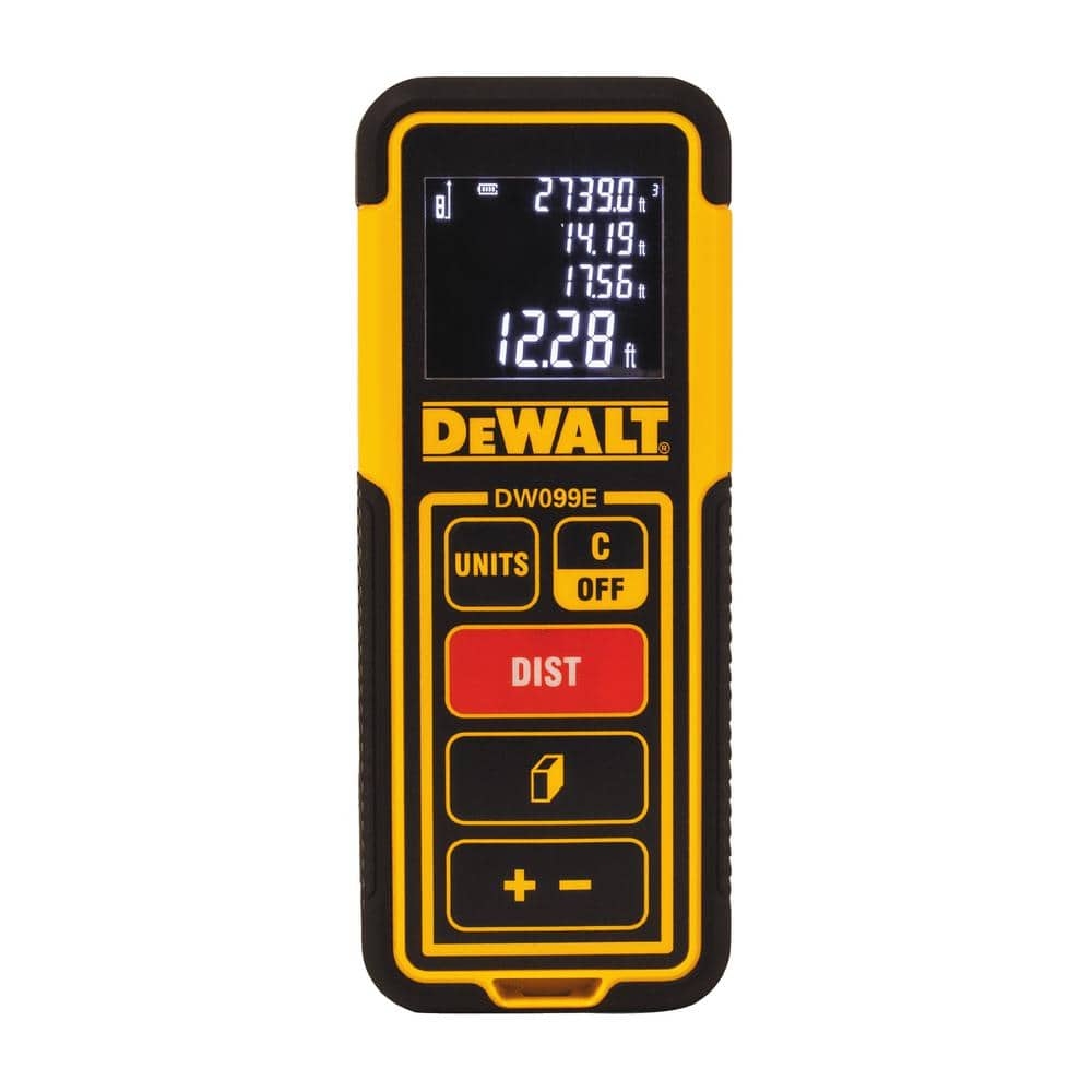 DEWALT 100 Ft Laser Distance Measurer DW099E The Home Depot