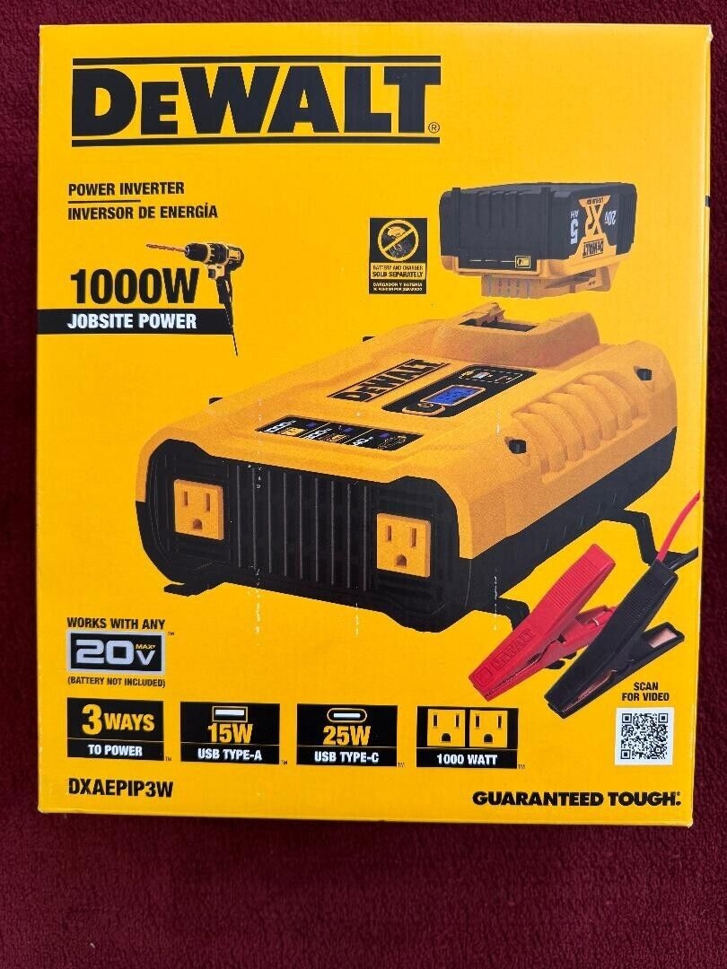 DeWALT 1000W POWER INVERTER DXAEPIP3W EBay