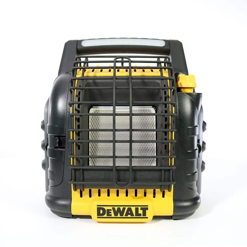 DEWALT 12 000 BTU Cordless Portable Radiant Propane Space Heater With LED Work Light DXH12B The Home Depot