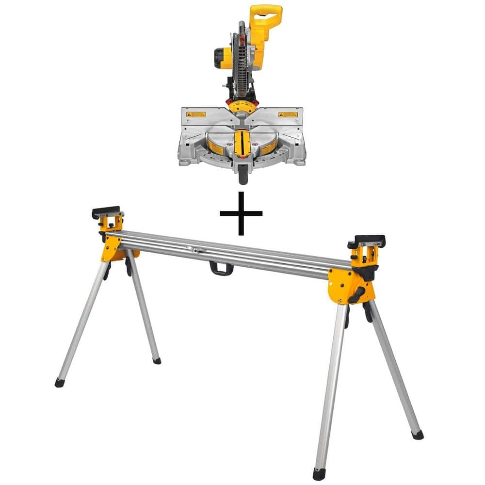 DeWalt 12 In 15 Amp Compound Double Bevel Miter Saw And Saw