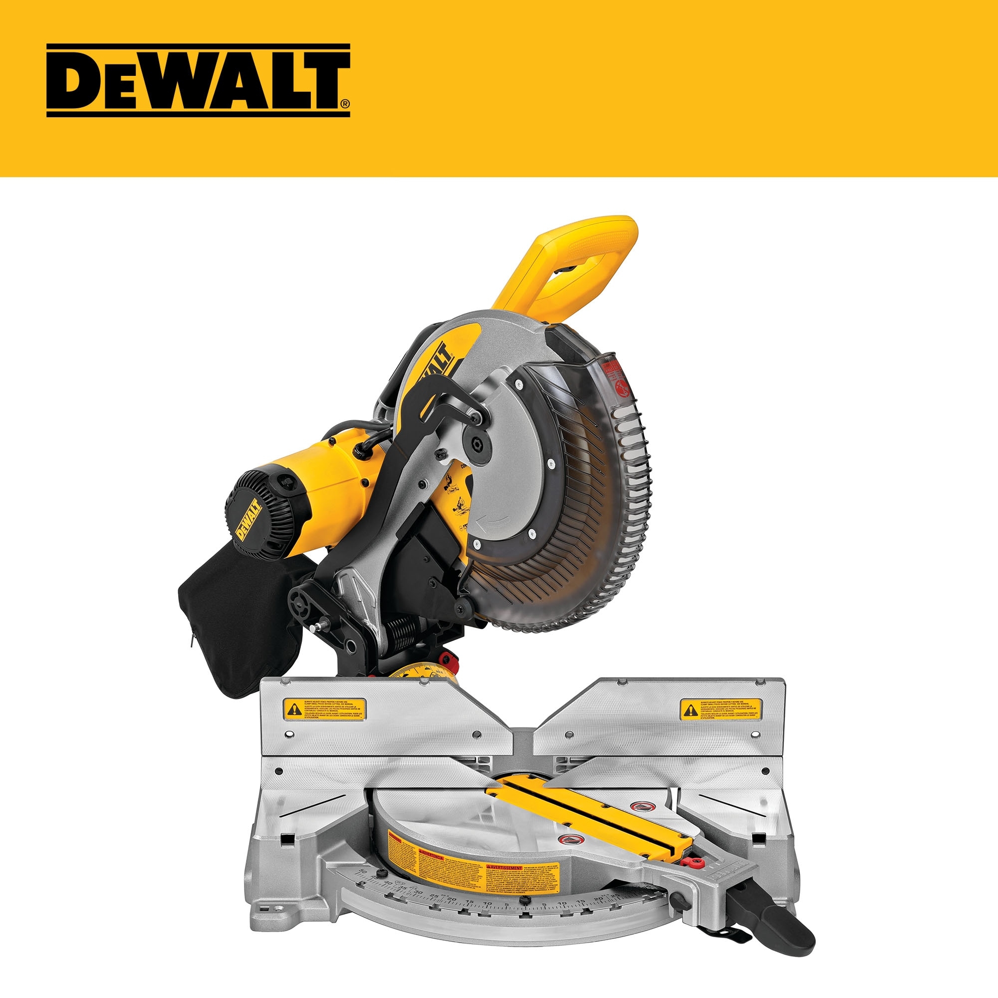 DEWALT 12 in 15 Amp Dual Bevel Compound Corded Miter Saw DWS716 At Lowes