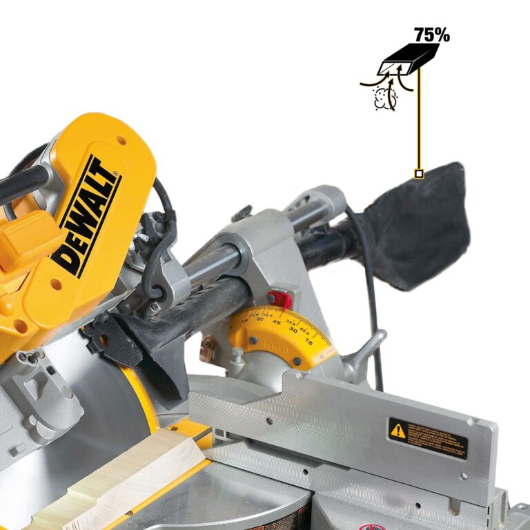 DEWALT 12 in 15 Amp Dual Bevel Sliding Compound Corded Miter Saw DWS779 At Lowes