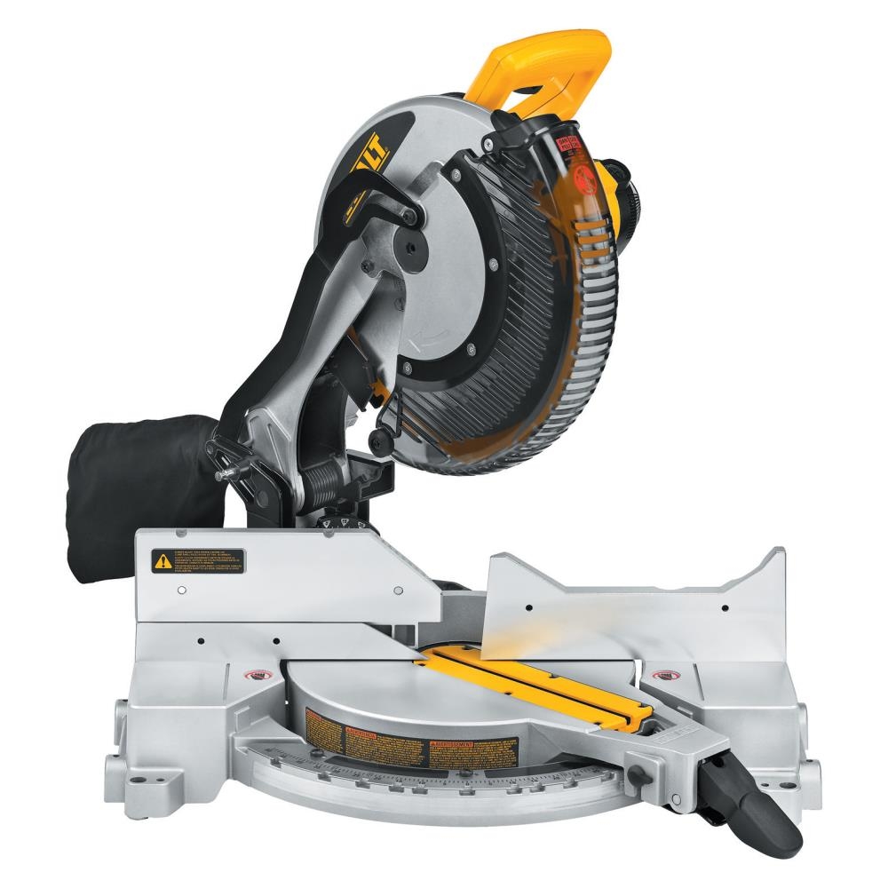 DEWALT 12 in 15 Amp Single Bevel Compound Corded Miter Saw In The Miter Saws Department At Lowes