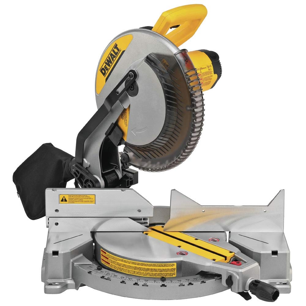 DEWALT 12 Inch Miter Saw 15 Amp Single Bevel Compound DWS715 Amazon