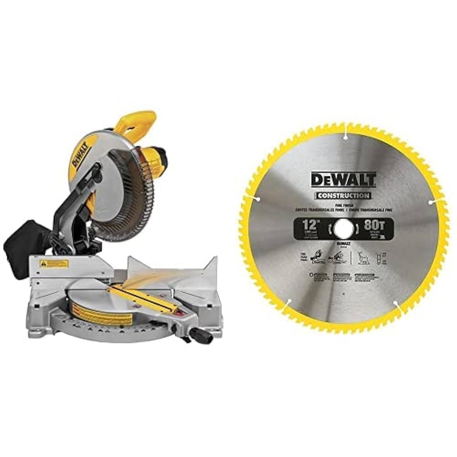 dewalt miter saw 12 inch blade