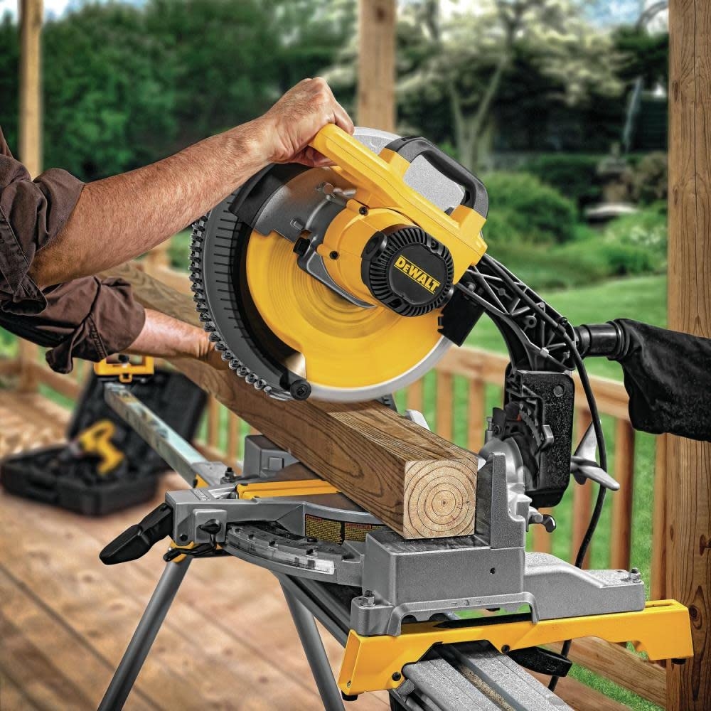 DEWALT 12 Inch Miter Saw Blade ATB Thin Kerf Crosscutting 1 Inch Arbor 80 Tooth DW3128 Yellow Amazon