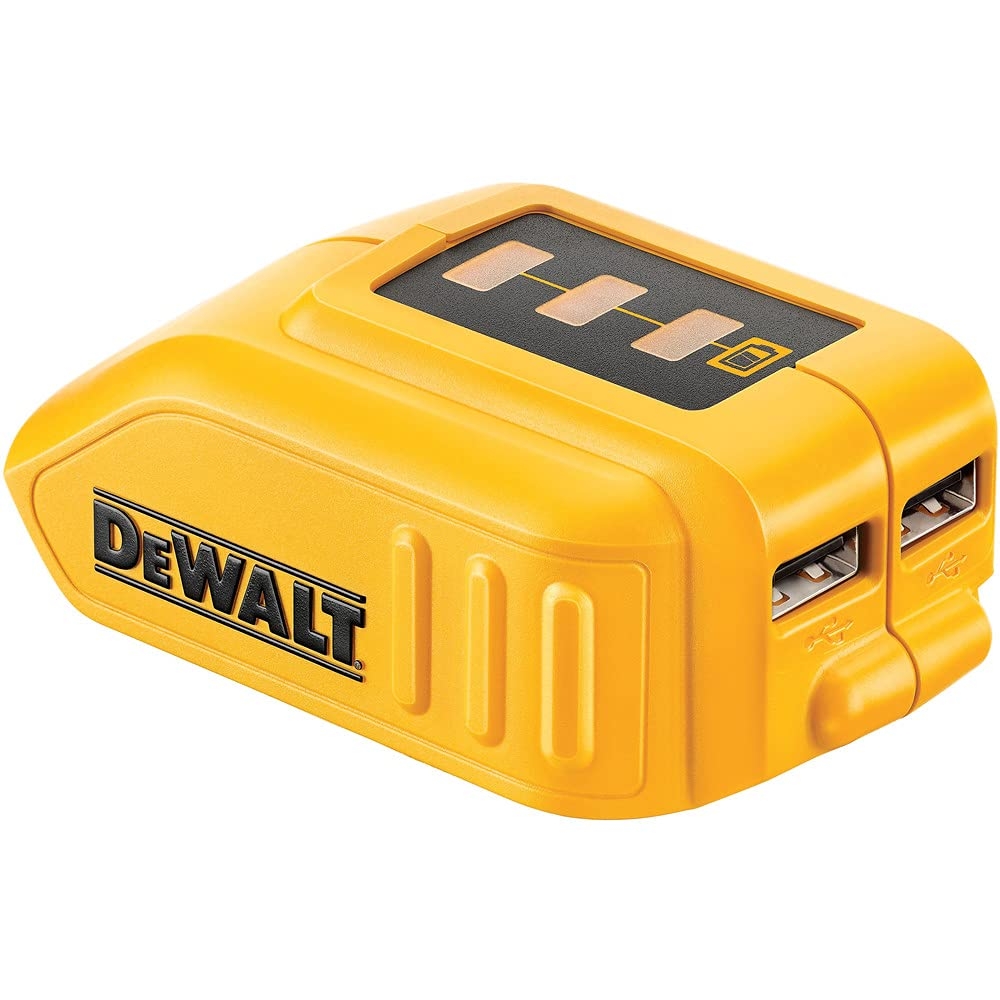 DEWALT 12V 20V MAX USB Charger With 2 Ports And State Of Charge Indicator DCB090 Cordless Tool Battery Packs Amazon