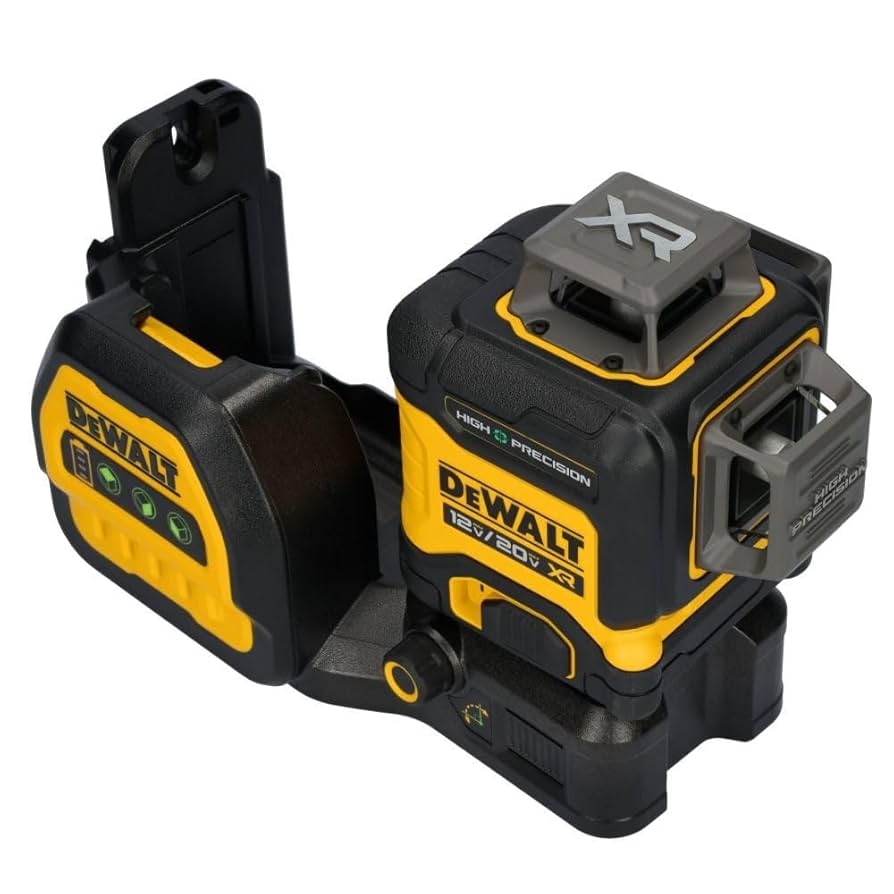 DEWALT 12V 20V MAX XR Line Laser High Precision 3 X 360 Green Battery And Charger Included DCLE34033D1 Amazon