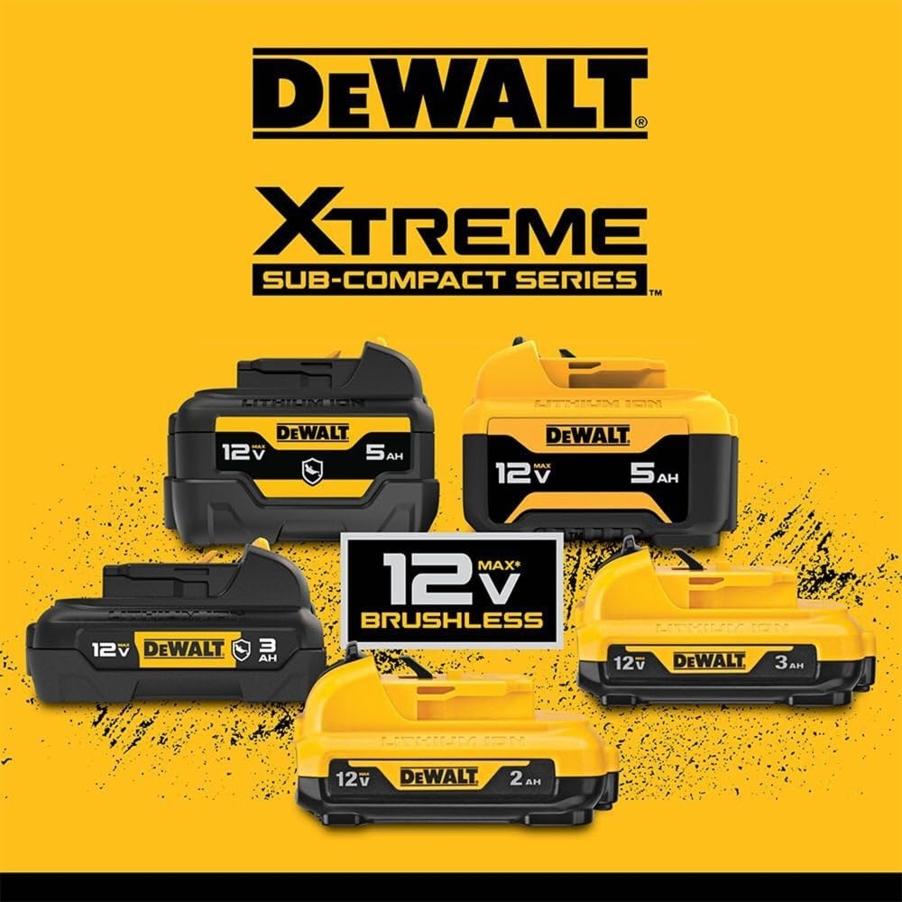 DEWALT 12V MAX 5Ah Battery Lithium Ion 2 Pack DCB126 2 