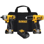 DEWALT 12V MAX Impact Driver And Drill Combo Kit With Battery And Charger Included DCK211S2 Power Tool Combo Packs Amazon