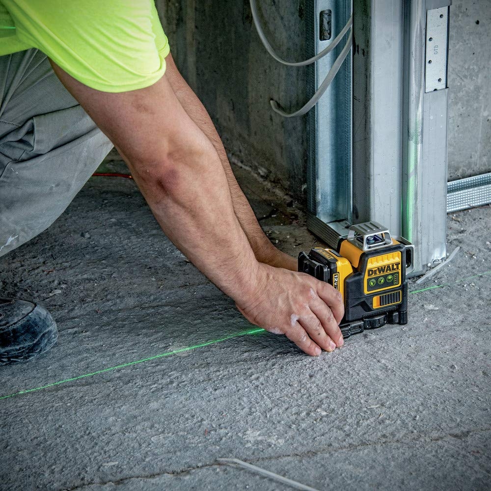DEWALT 12V MAX Laser Level Green Line Laser 3 Way 360 Degree Professional Laser Cordless Rechargeable DW089LG Amazon