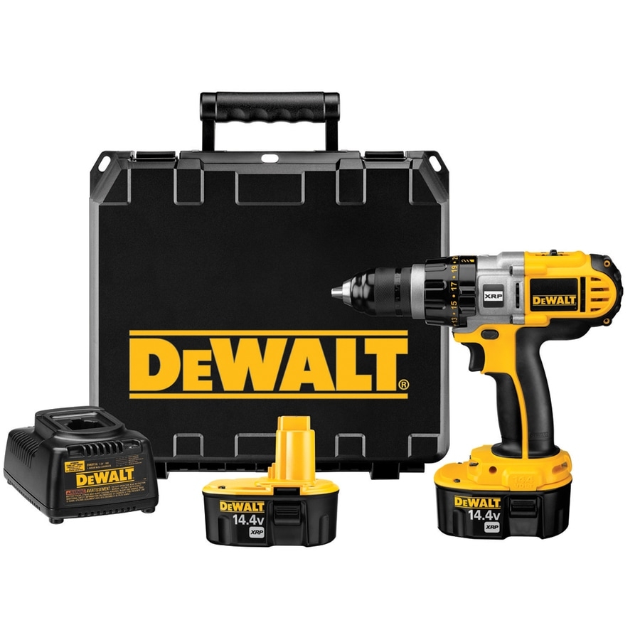 DEWALT 14 4 volt 1 2 in Drill Charger Included And Hard Case 