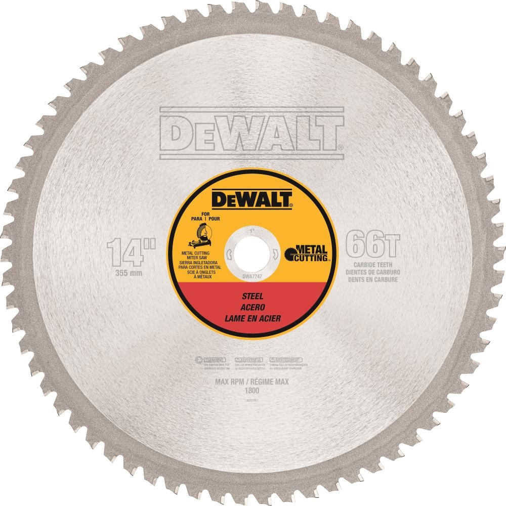 DEWALT 14 in 66 Tooth Carbide Chop Saw Blade Individual