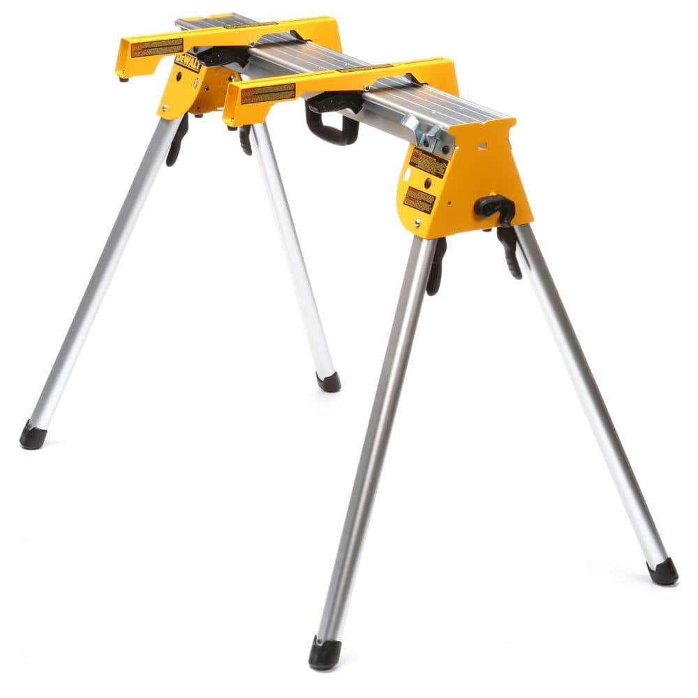 DEWALT 15 4 Lbs Heavy Duty Work Stand With Miter Saw Mounting Brackets DWX725B The Home Depot