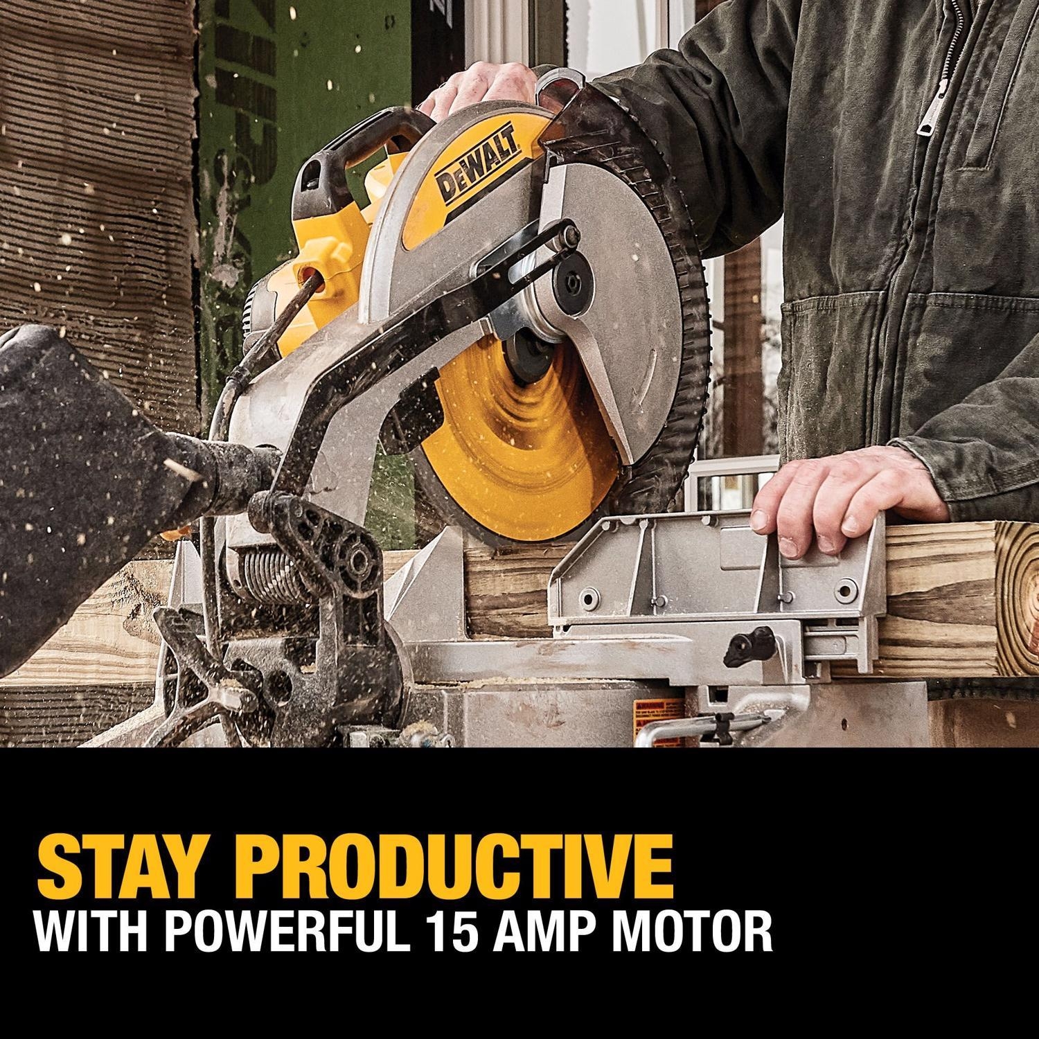 DeWalt 15 Amps 12 In Corded Compound Miter Saw