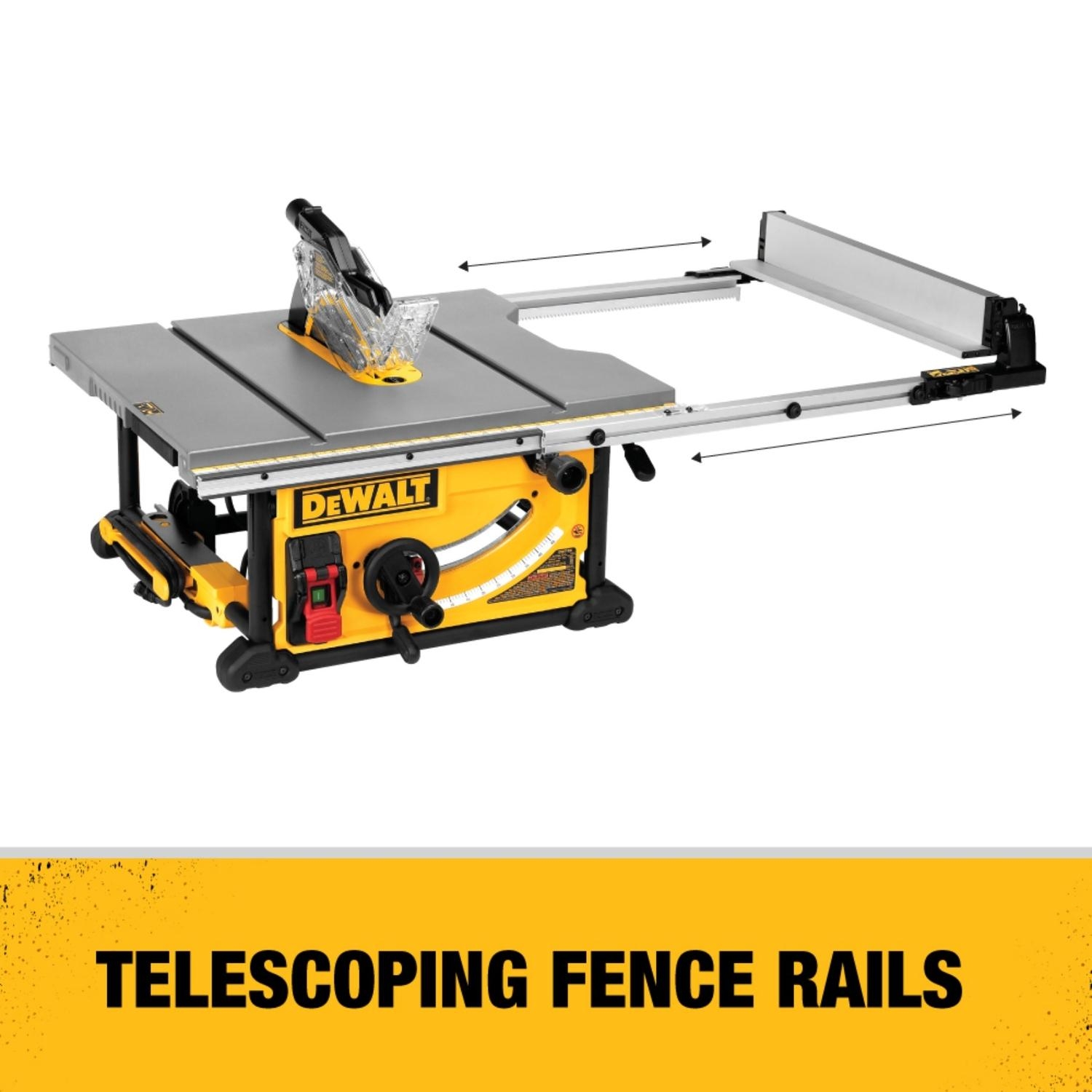 DeWalt 15 Amps Corded 10 In Table Saw Stine Home Yard The Family You Can Build Around 