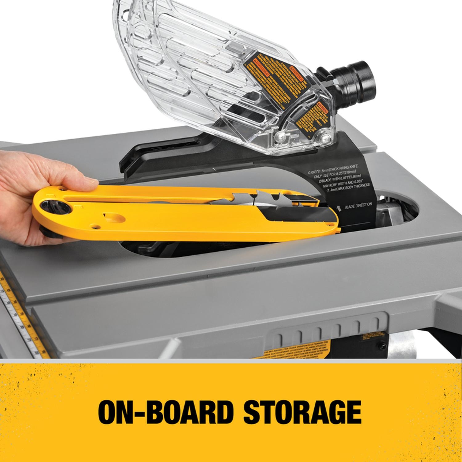 DeWalt 15 Amps Corded 8 1 4 In Compact Table Saw Stine Home Yard The Family You Can Build Around 