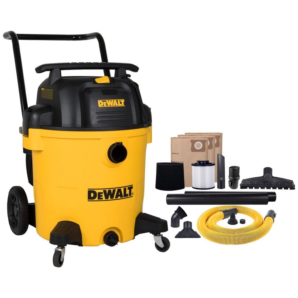 DEWALT 16 Gal 6 5 HP Poly Wet Dry Vacuum With Hose And 