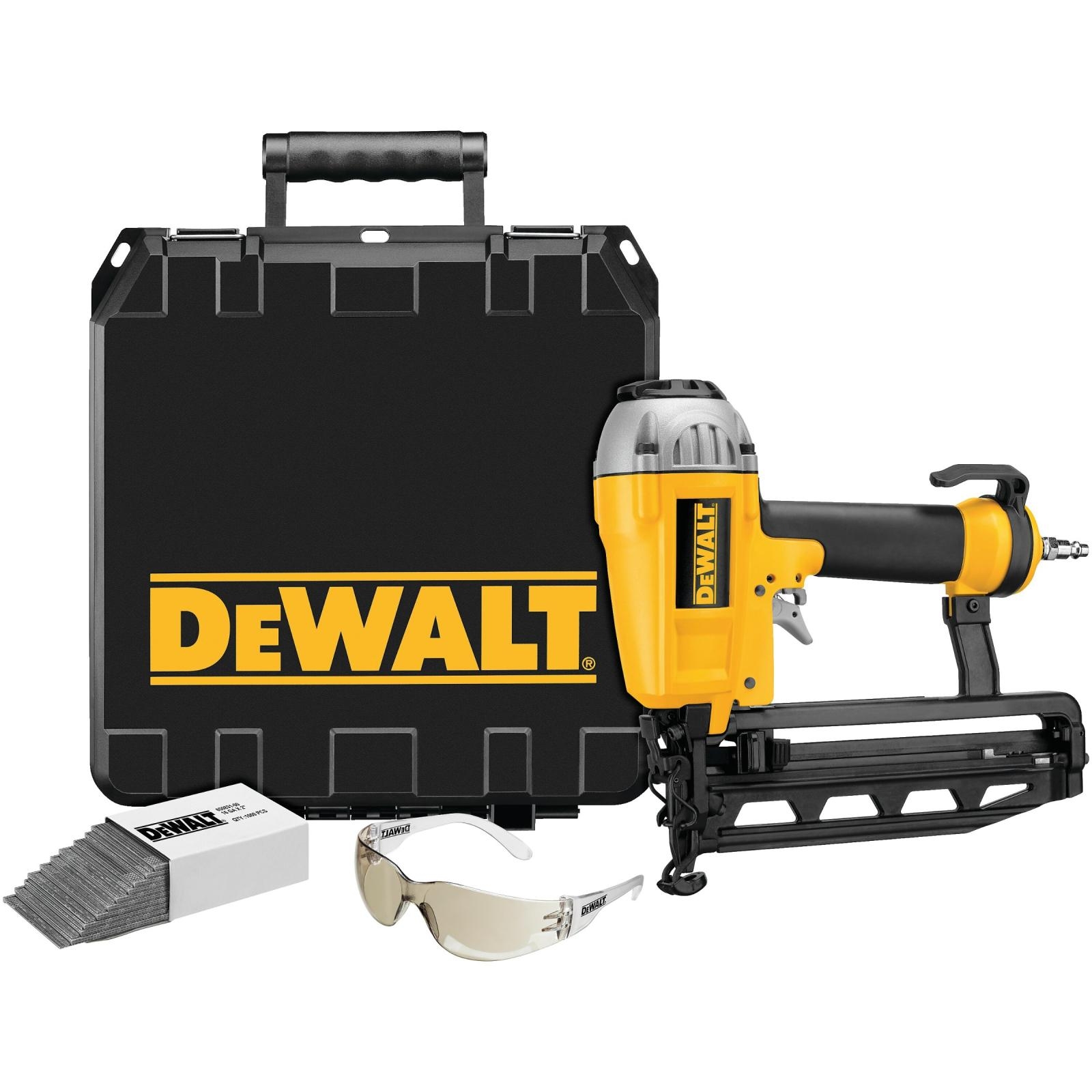 dewalt 16 gauge finish nailer