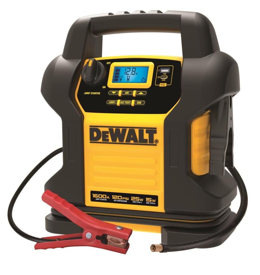 DEWALT 1600 Peak Amp Jump Starter And Power Station DXAEJ14TYPE2 Acme Tools