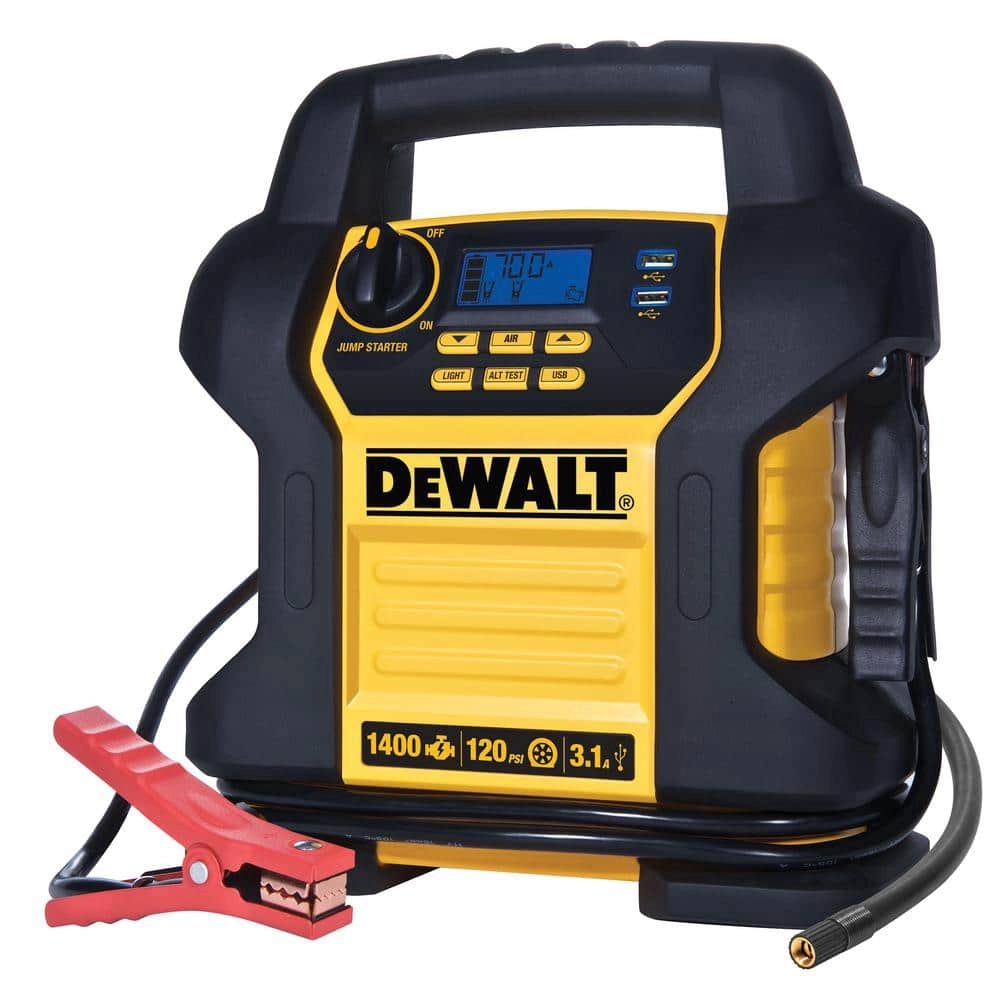 DEWALT 1600 Peak Amp Professional Jump Starter Runnings