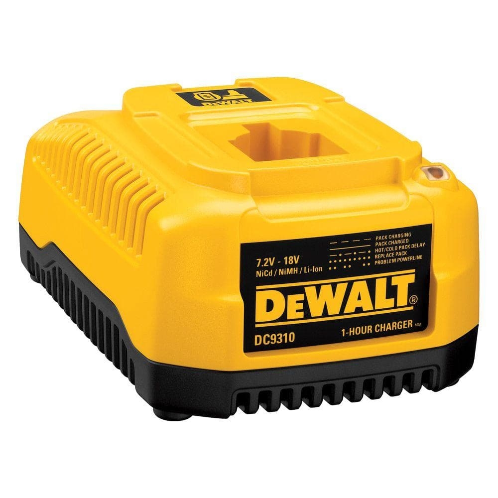 DEWALT 18V 1 Hour Battery Charger DC9310 The Home Depot