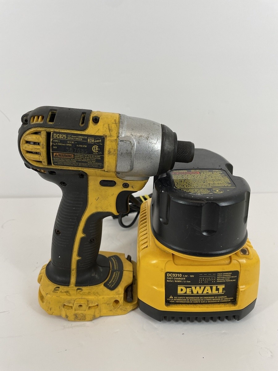 DeWalt 18V DC825 Impact Driver Battery DC909 U0026 DC9310 Battery Charger EBay