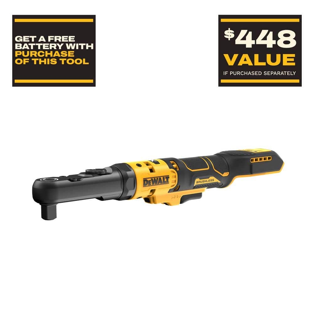 DEWALT 20 Volt Cordless 3 8 In To 1 2 In Ratchet Tool Only 