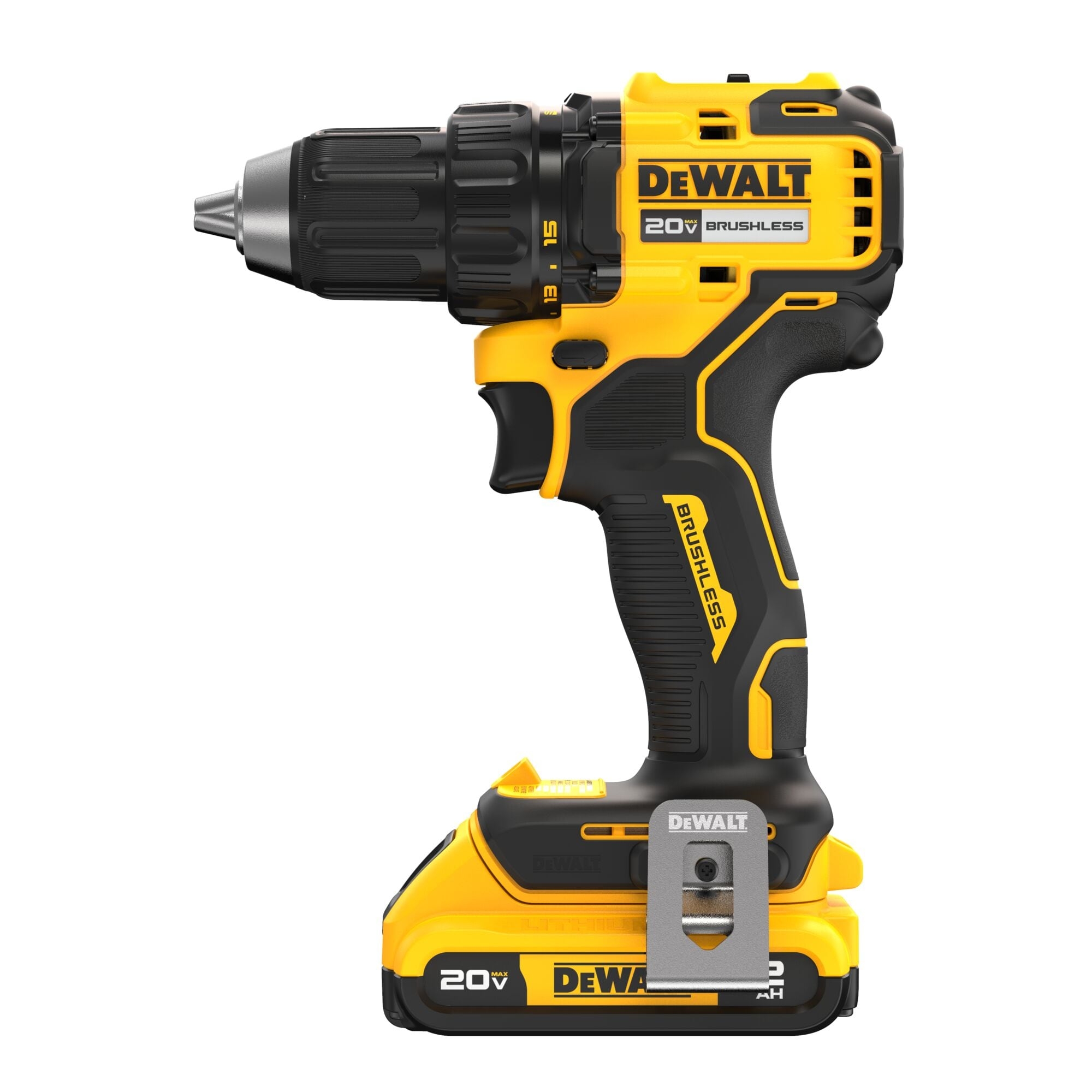 DEWALT 20 volt Max 1 2 in Keyless Brushless Cordless Drill 1 Battery Charger And Soft Bag Included DCD793D1 At Lowes