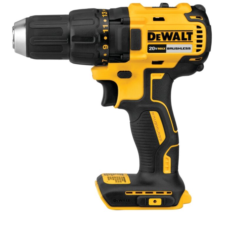 DEWALT 20 volt Max 1 2 in Keyless Brushless Cordless Drill DCD777B At Lowes