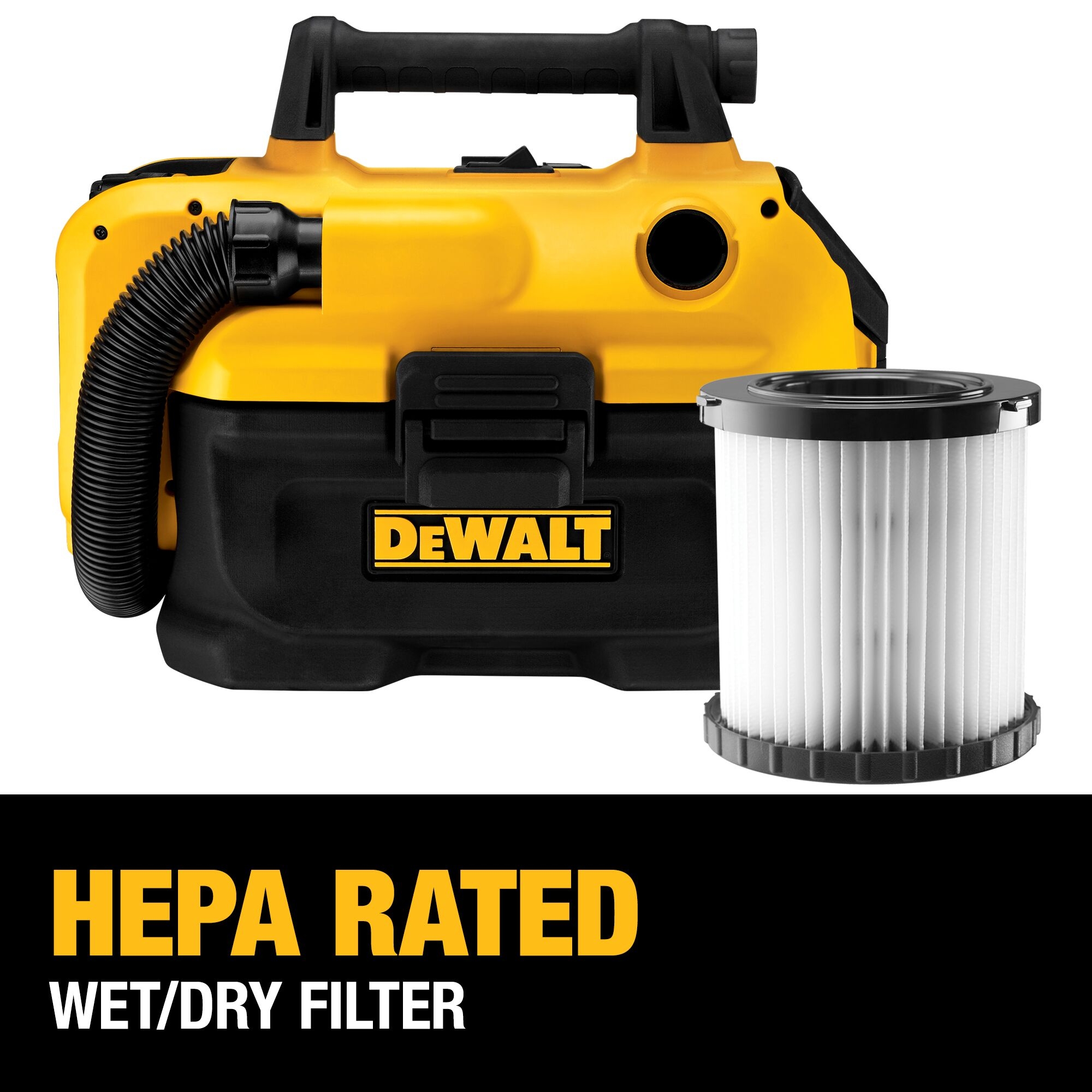 DEWALT 20 volt Max 2 Gallon Cordless Wet Dry Shop Vacuum Battery Not Included DCV580H At Lowes