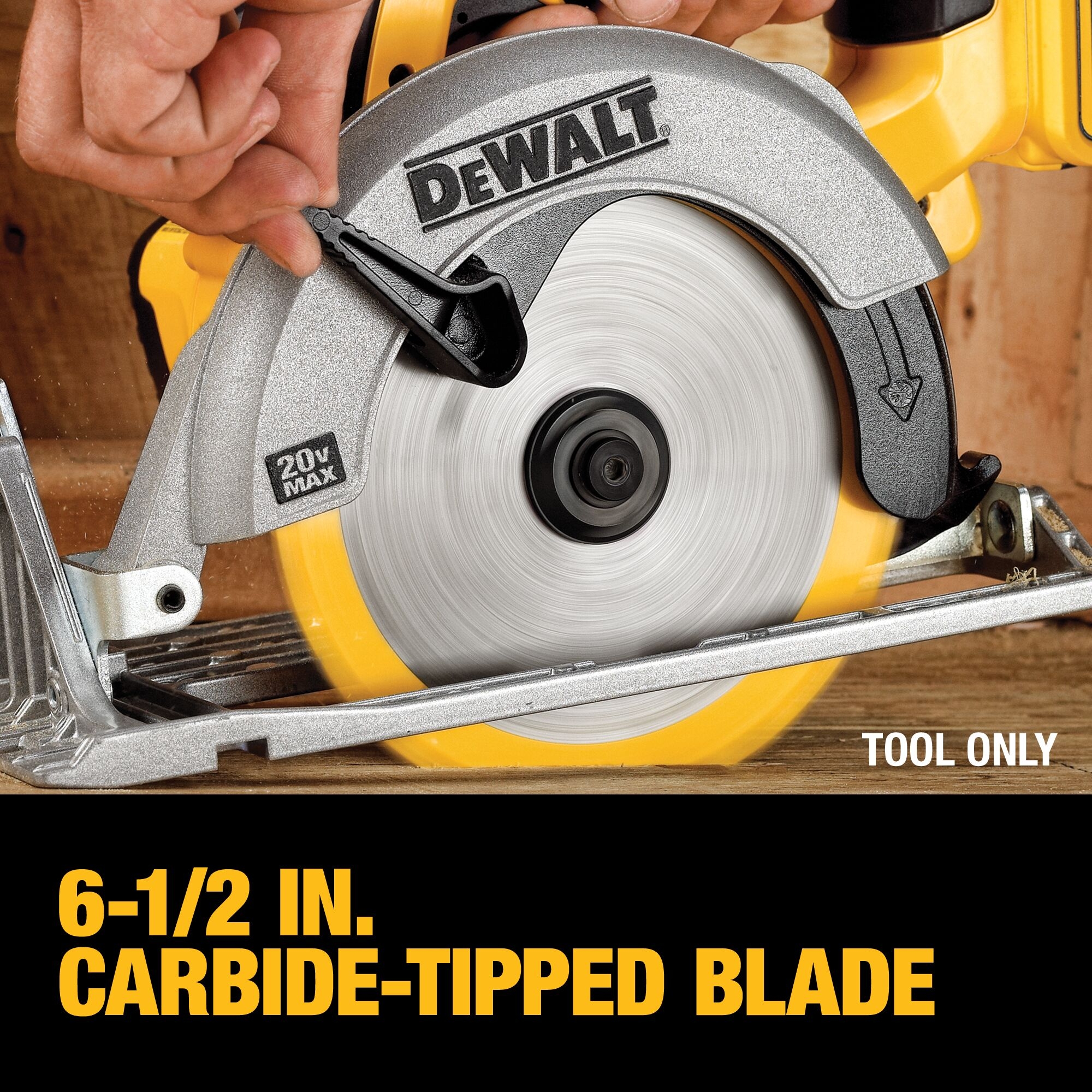 DEWALT 20 volt Max 6 1 2 in Cordless Circular Saw Charger Not Included DCS391B At Lowes