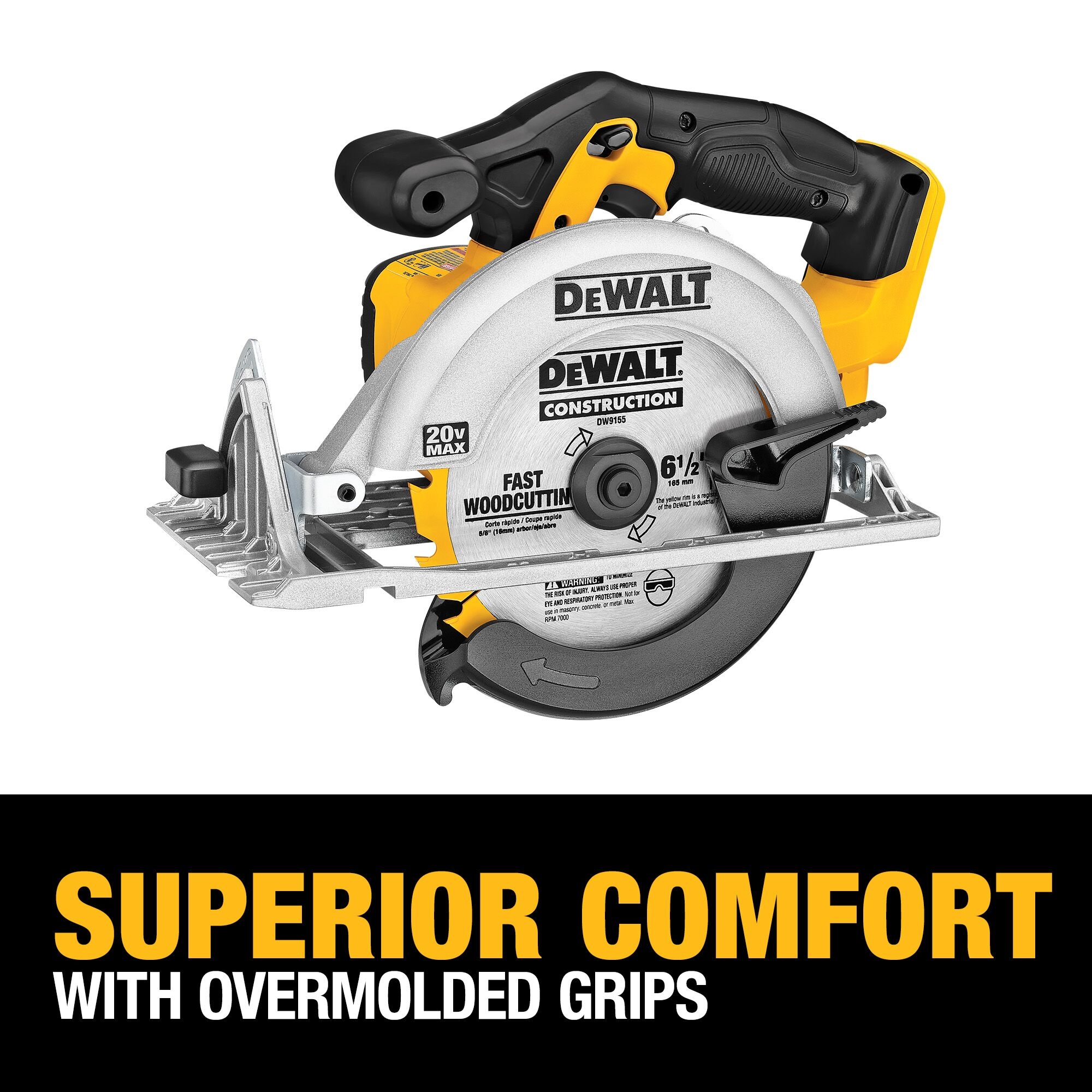 DEWALT 20 volt Max 6 1 2 in Cordless Circular Saw Charger Not Included DCS391B At Lowes