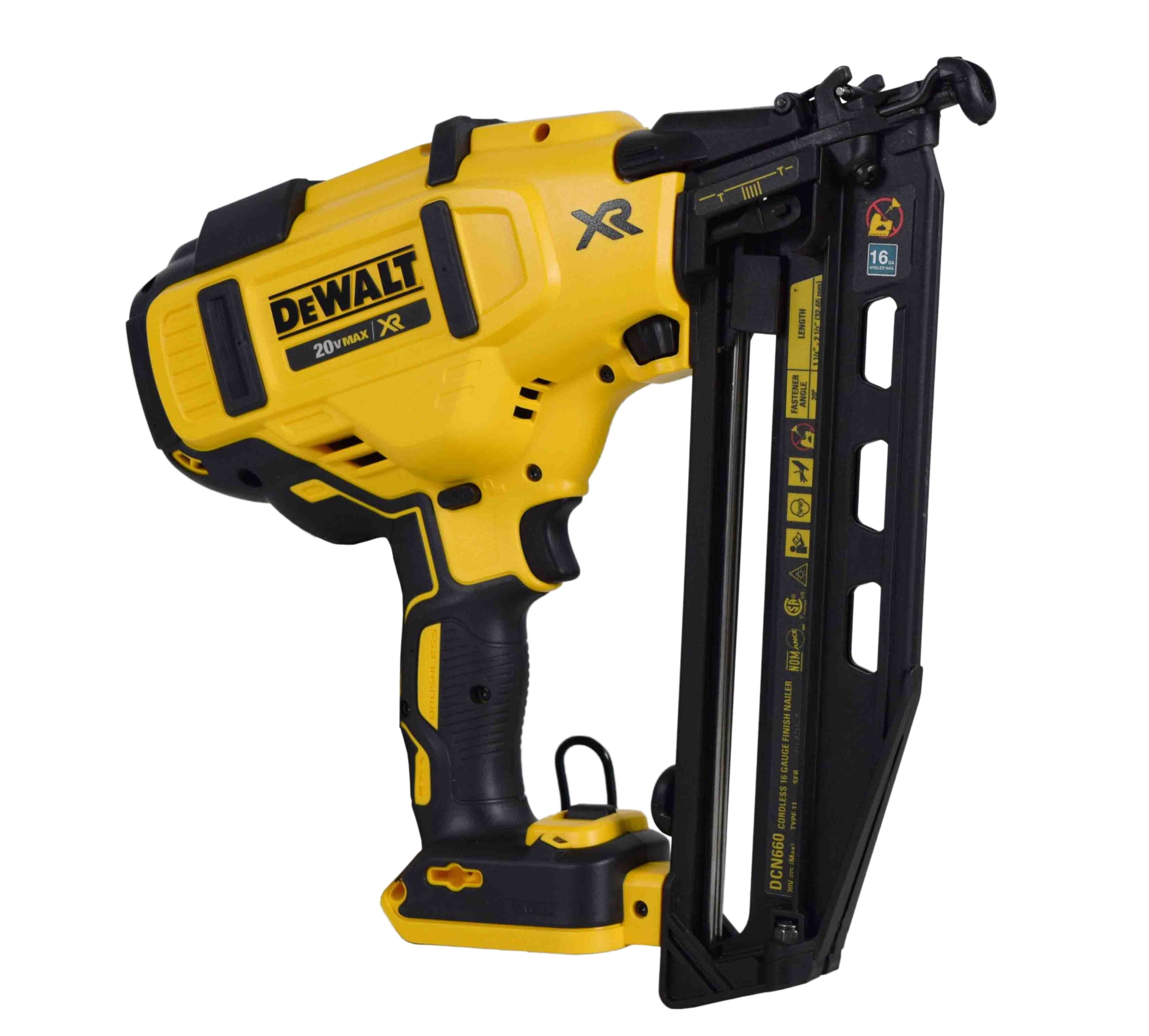 dewalt 16 gauge finish nailer cordless