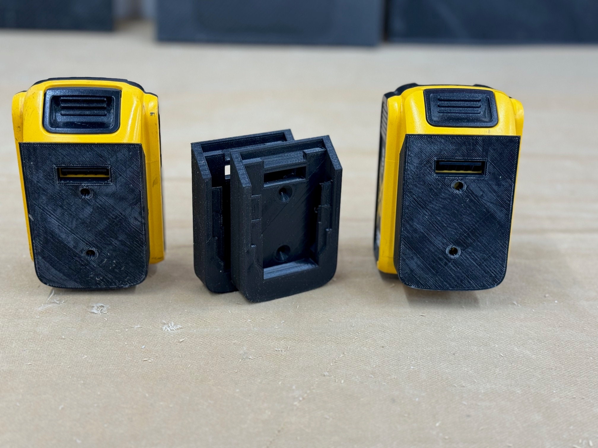 Dewalt 20V Battery Holder 3D Printed Wall Mount Battery Holder Dewalt 20V Battery Dad Gift Workshop Organizer Tool Storage Etsy