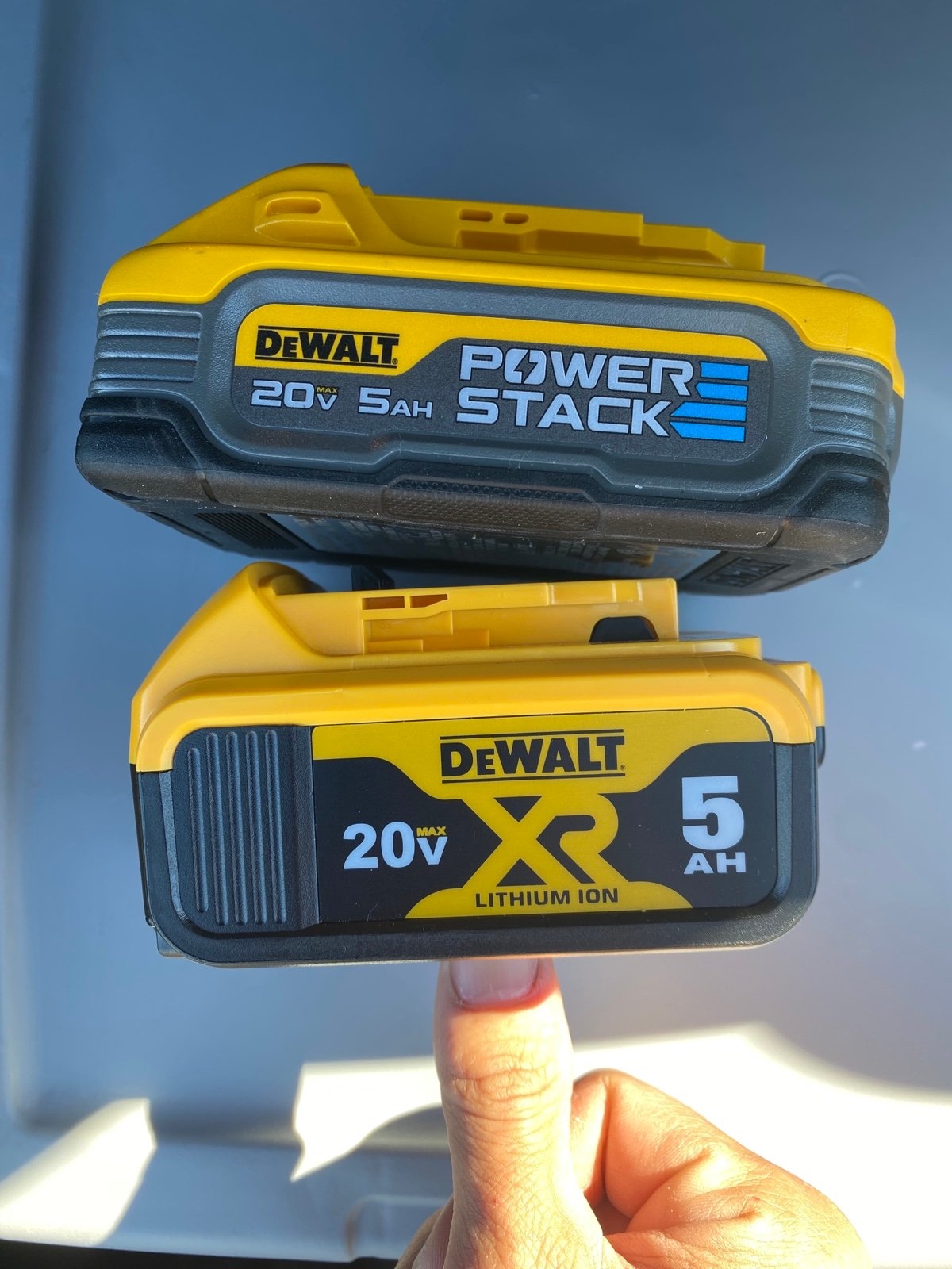 Dewalt 20V Battery Set Power Stack 5 0 And Xr 5 0 Battery