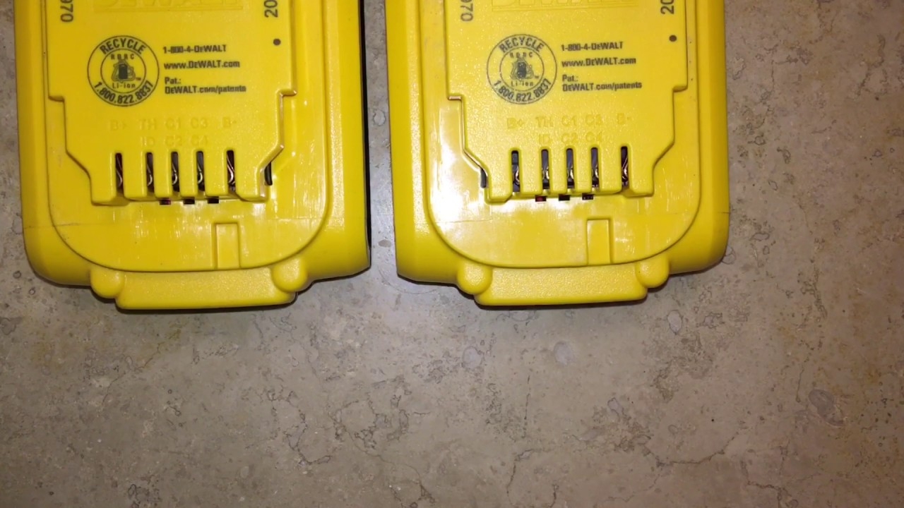 dewalt battery not charging