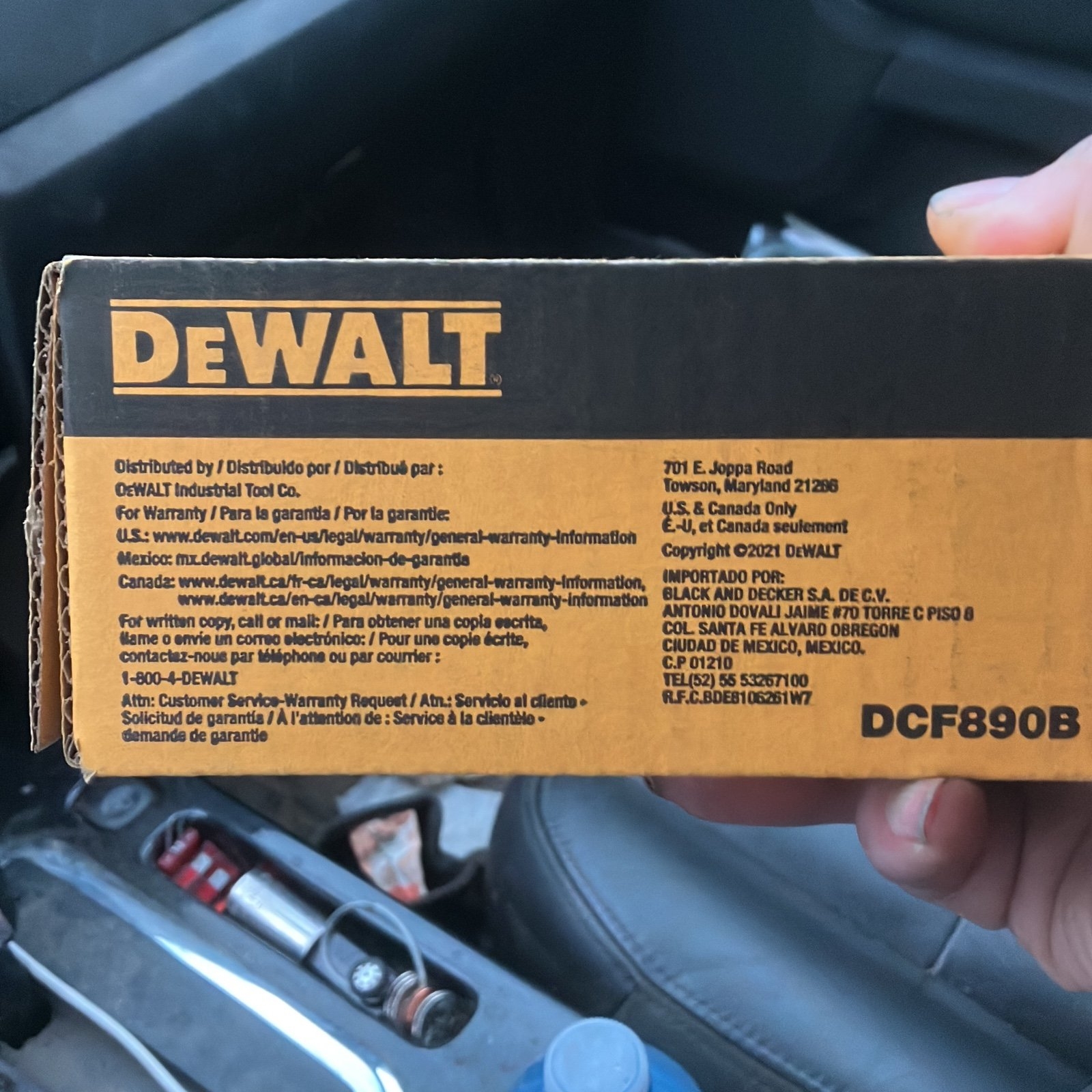 dewalt warranty phone number