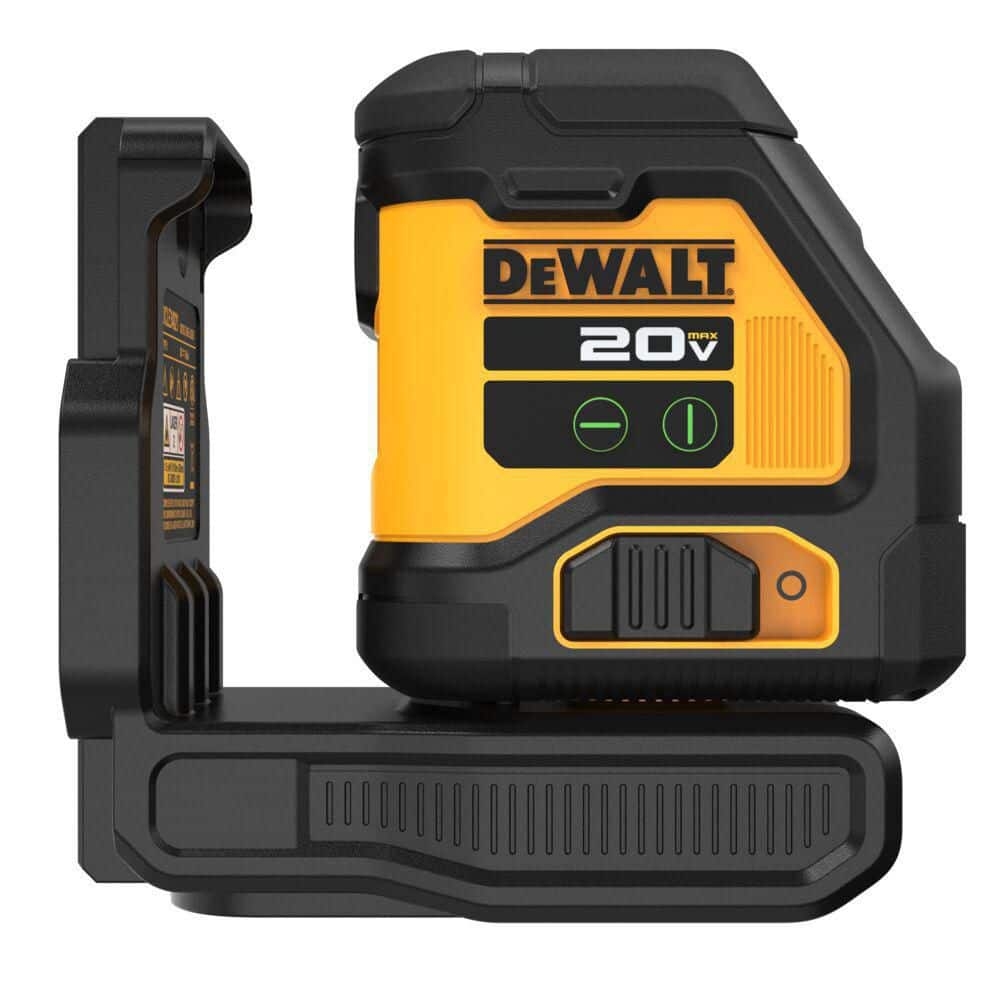 DEWALT 20V Green Cross Line Laser Level Tool Only DCLE34021B The Home Depot